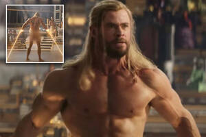 Chris Hemsworth Nude Porn - Chris Hemsworth: Russell Crowe comforted me during 'Thor' nude scene