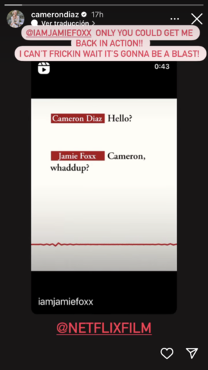 Cameron Diaz Getting Fucked - Cameron Diaz returns to acting eight years after her last movie was  released | Marca