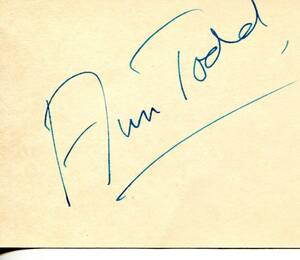 Ann Todd Amateur Porn - Ann Todd â€“ Movies & Autographed Portraits Through The Decades