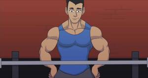 buff cartoon porn - Muscle growth sex animation - ThisVid.com