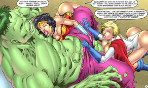 Black Widow Power Girl Porn - Justice League - [Superheroine ComiXXX][Fabio] - The Big One! (Complete)  porno