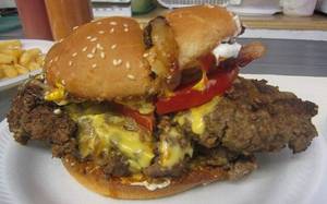 Burger Shop Porn - The Making of The Ghetto Burger At Ann's Snack Bar [Burger Porn Videos]