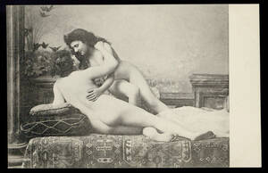 erotic nudist couples - SEX EROTIC NUDE COUPLE PORN RISQUE 94-old post card about 1900-1920 6 | eBay