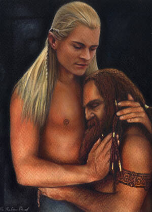 Lord Of The Rings Dwarf Porn - Rule 34 - color dwarf elf gay gimli legolas lord of the rings male male  only middle earth multiple males yaoi | 227216