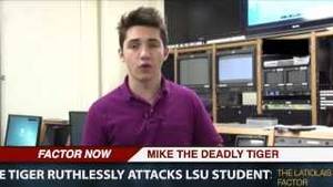 Lsu Student Porn - Mike the Tiger Attacks Students - The Funyon. LSU Tiger TV