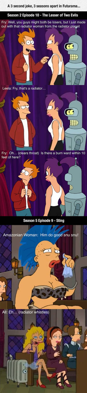Futurama Amazon Women Porn - Futurama Writers Were Really Good