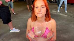 Bukkake Redhead Porn - Watch Beautiful Ginger Bukkake Gangbang - Facial, Bukkake, Gangbang Porn -  SpankBang