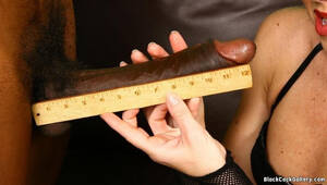 girl measuring big dick - Measuring Black Cock - XXGASM