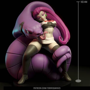 3d Porn Arbok - 3D file Jessie and Arbokãƒ»3D printer design to downloadãƒ»Cults