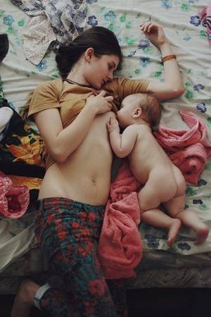 Girls Lactating Porn Captions - I miss breast feeding, a beautiful connection. my two loves, nirrimi & alba.
