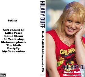 Hilary Duff Pussy Porn - Hilary Duff 2003-12-08 Jingle Ball. Minneapolis, MN DVD | Rock Concert DVD's