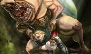 Aot Titan Human Porn - Attack on Titan Pixxx - Shingeki No Kyojin Sex Porn | HentaiGO