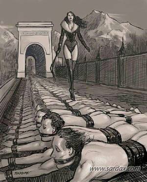 ass caning drawings art - Female Supremacy celebrated in art drawings cartoons &doodles : Photo