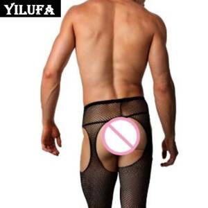 Adult Pantyhose Porn - Cheap Men's Pantyhose Sexy Four Open Crotch Tights Mesh Stockings Porno  Exotic Pantyhose for Male Gay Sissy Cosplay Costume Underwear Lingerie Adult  Sexy | Joom
