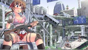 nude anime screensavers - Pic. #Wallpaper #Anime #1920x1080 #Shirt #Weapon #Hase #Nopan #Yuu #Bra  #Underwear #Gun #Cleavage, 422083B â€“ Anime Wallpapers 1920x1080 (HD manga)