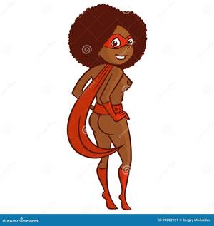 black cartoon babes nude - Super Hero Woman Cartoon Character Stock Illustration - Illustration of  retro, naked: 99282921