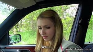 In Car Pov - Stranded blonde teen fucking in car pov - XVIDEOS.COM