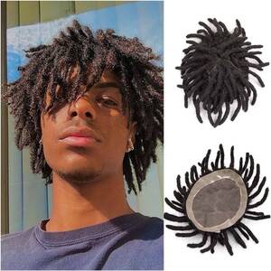 Adult Porn Black Male Dreadlocks - Amazon.com : Toupee for Men Men Toupee Afro Kinky Curly Breadlocks Fine  Mono NPU Base Men's Capillary Prothesis Natural Black Male Human Hair  Replacement Systems Men's Hair Toupee ( Color : 3inches