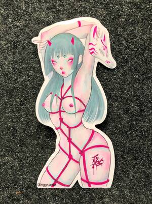 Geisha Art Japanese Bondage Porn - Geisha Series, Shibari, Japanese Rope Bondage, Laptop Stickers, BDSM Art,  Erotic Illustration, Erotica, Sexy Bedroom Decor, Kiny Fetish Gift - Etsy