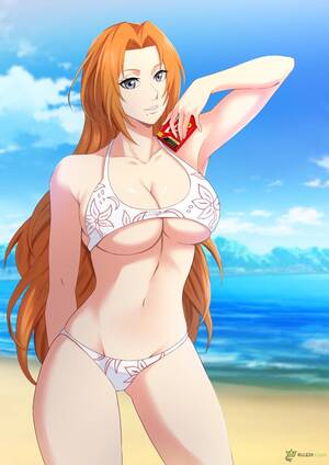 blue eyed beach bikini - Rule 34 - 1girls armpits beach big breasts bikini bleach blue eyes [Bleach]  : r/CartoonPorn