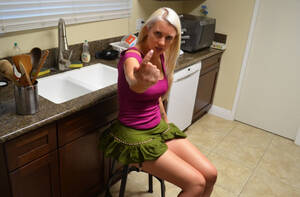 husband spanking wife domestic discipline - Wife Spanking Husband In Kitchen As Punishment For Leaving Dirty Dish