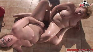 fat lady lesbian sex - Old BBW women with fat bellys during lesbian outdoor sex at the terrace -  XVIDEOS.COM