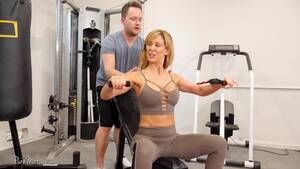 milf seduced in gym - Sporty MILF Cherie DeVille seduces GYM boy