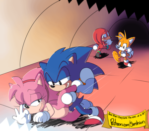 Classic Sonic Porn - Partytime with Sonic and Amy, Tails and Knuckles may join? (senshion) [Sonic  the Hedgehog] : r/rule34