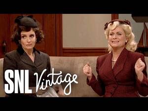 Amy Poehler Lesbian Porn - Movie Set with Tina Fey & Amy Poehler - SNL - YouTube