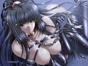 hentai latex lingerie - Stunning hentai chicks in perfect latex lingerie show their hot assets