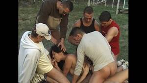 Dp Public - Public nudity and DP with brunette gangbanged - XVIDEOS.COM