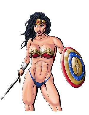 Amazonia Wonder Woman Sexy Porn - Sexy Wonder Woman Cartoon | Warrior Wonder Woman Colors by ESO2001