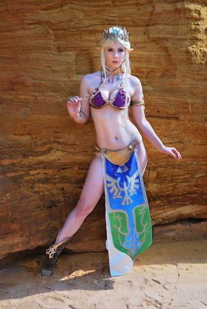 Amatuer Cosplay Nerd Porn - Slave Princess Zelda cosplay (starwars and zelda crossover)