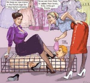 femdom cage toons - Femdom Cartoon Cage | BDSM Fetish