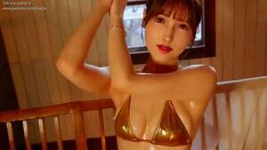 anime bikini 3d - Watch Tifa in Gold Bikini - Hentai, Softcore, Anime 3D Porn - SpankBang