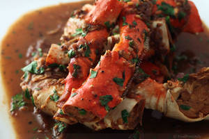 Food Porn Asian - New Orleans Style BBQ King Crab Legs