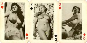 Black And White Vintage Porn Playing Cards - Playing Cards Deck 313
