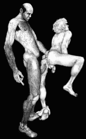Gay Porn Art Drawings - Erotic Art by Joseph