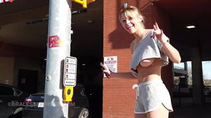 big boobs cut off - Big tits under cut-off top. Public Teasing - XNXX.COM