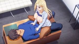 hot tight hentai - Busty hentai chick in black tights fucks hard in Office (HMV)