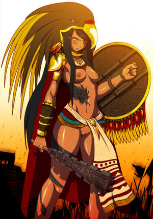 Aztec Drawings Porn - Rule 34 - aztec big breasts breasts dark skin eagle erkerut female hairless  pussy innie pussy long hair mesoamerican original original character tattoo  traditional clothes warrior | 3120280