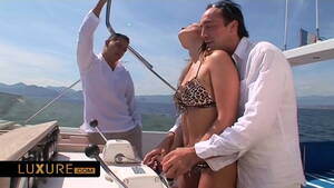 interracial gangbang boat - Double Penetration on a boat - XNXX.COM