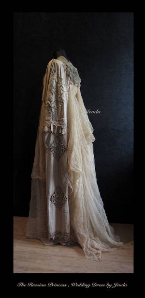 19th Century Russian Porn - Jevda : THE RUSSIAN PRINCESS, Wedding Dress.inspired by traditional Russian  garments from the Century