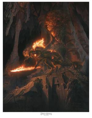 Lotr Balrog Porn - Licensed The Lord of the Rings and The Hobbit artist Jerry Vanderstelt, has  recently finished