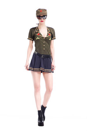 Military Costume Porn - Adult Women Hot Fancy Military Costume Hot Spy Sergeant Cosplay Porn Games  Dress Ladies Sexy Club