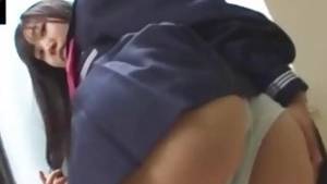 japanese upskirt panty peek - Japanese schoolgirl bus sex10 porn videos. Japanese Schoolgirls teasing  panties ...