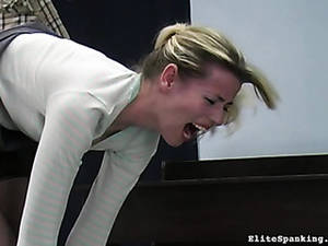 naked girls getting spanked videos - naughty students girl gets