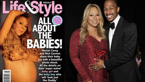 mariah carey pregnant nude - Mariah Carey poses naked for pregnancy shoot