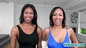 horny black chicks white cock - White cock for two horny ebony sluts - BUBBAPORN.COM