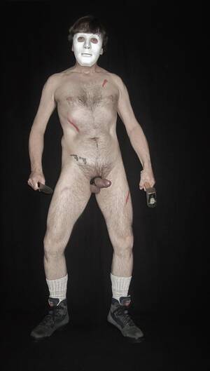 naked halloween - Mattdw: MASKED NAKED MAN OUT FOR HALLOWEEN FUN NIGHT